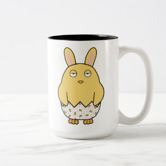 Caneca De Café Em Dois Tons Pintinho Borny Bunny