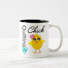 Caneca De Café Em Dois Tons Pintinho estofando