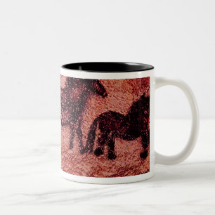 Caneca De Café Em Dois Tons Pintura da rocha dos tarpans, c.17000 BC