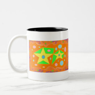 Caneca De Café Em Dois Tons pip pop art-xxl