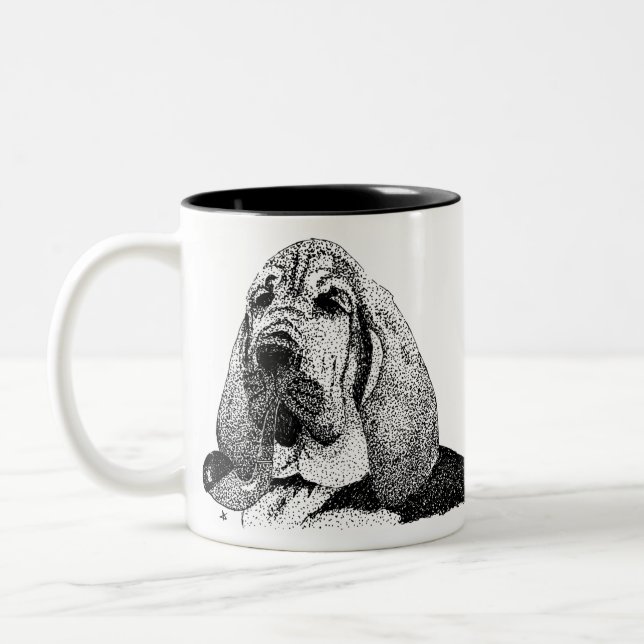 Caneca De Café Em Dois Tons Pipe Hound (Esquerda)