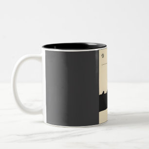 Caneca De Café Em Dois Tons Pirâmides Egípcias Cat Vintage Book Cobrir Poste