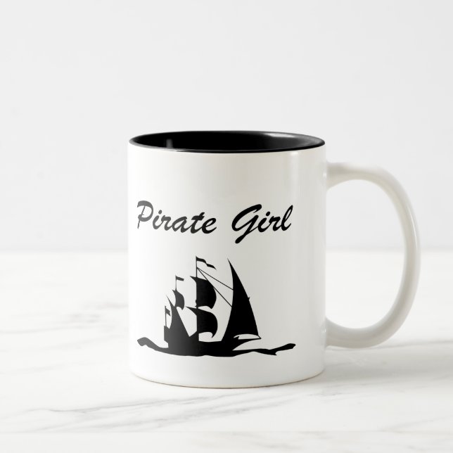 Caneca De Café Em Dois Tons pirata (Direita)