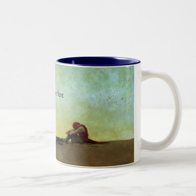 Caneca De Café Em Dois Tons Pirata Marooned (Direita)