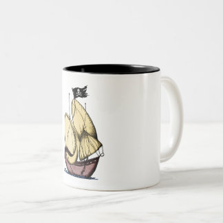 Caneca De Café Em Dois Tons Piratas de Mug