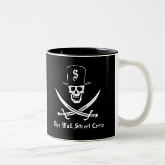 Caneca De Café Em Dois Tons Piratas de Wall Street