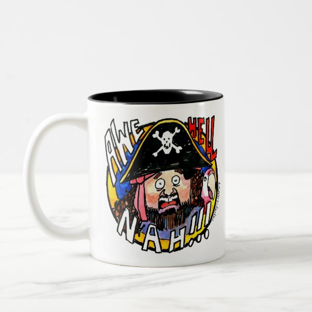 Caneca De Café Em Dois Tons Pirate Dick (Esquerda)