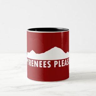 Caneca De Café Em Dois Tons Pirenéus Por Favor