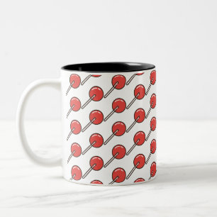 Caneca De Café Em Dois Tons pirulito 1