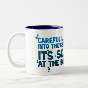 Caneca De Café Em Dois Tons Piscina de gene