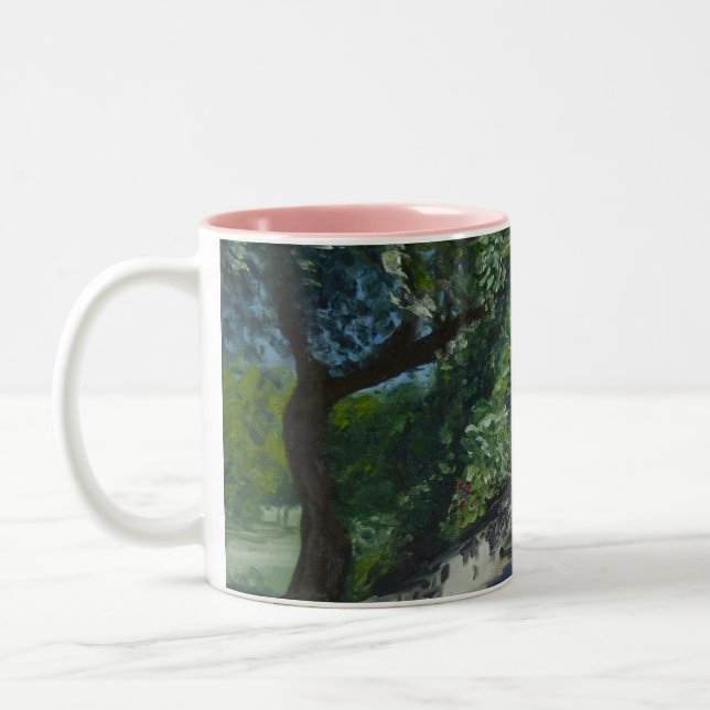 Caneca De Café Em Dois Tons Pista do país de Provençal (Esquerda)