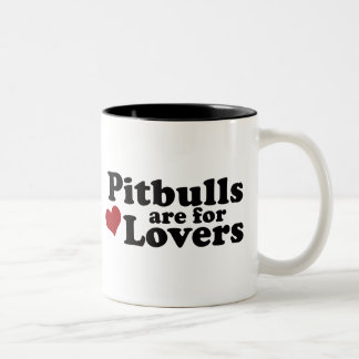 Caneca De Café Em Dois Tons Pitbulls é para amantes