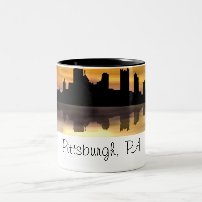 Caneca De Café Em Dois Tons Pittsburgh, PA (Centro)