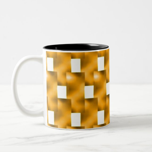 Caneca De Café Em Dois Tons Placas amareladas (Esquerda)