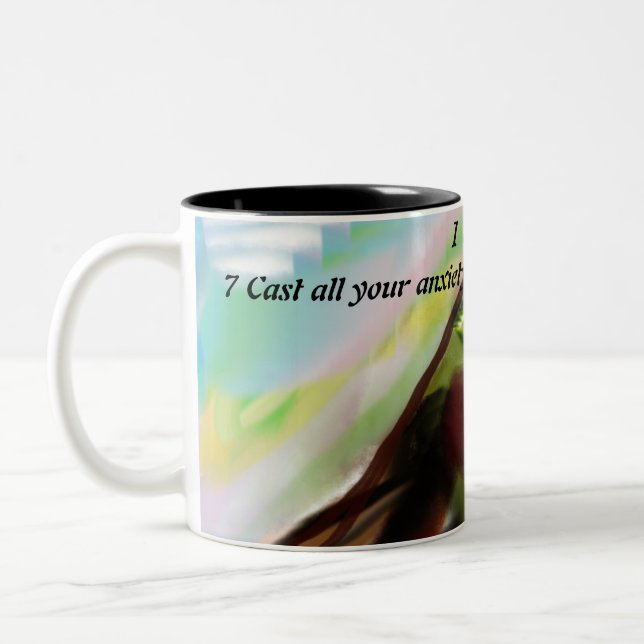 Caneca De Café Em Dois Tons Plano Jesus (Esquerda)