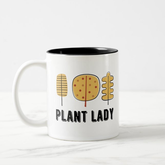 Caneca De Café Em Dois Tons Plant Lady Mug (Esquerda)