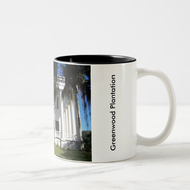 Caneca De Café Em Dois Tons Plantação de Greenwood (Direita)