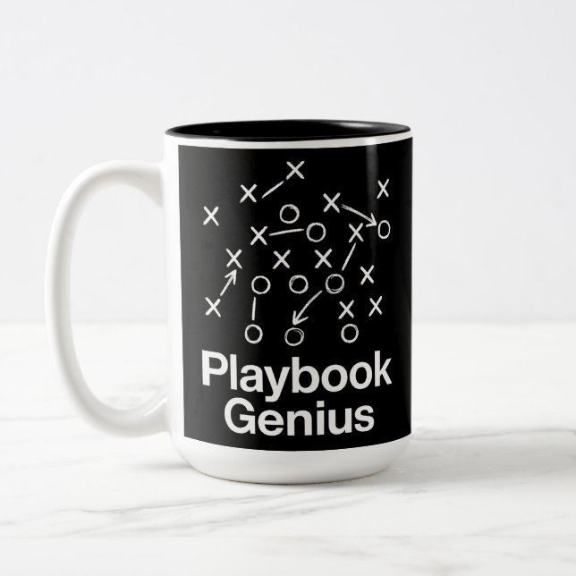Caneca De Café Em Dois Tons Playbook Genius (Esquerda)