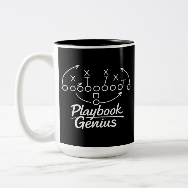 Caneca De Café Em Dois Tons Playbook Genius (Esquerda)