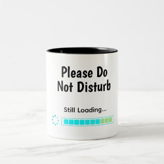 Caneca De Café Em Dois Tons Please Do Not Disturb Mug for Coworkers