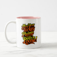 Plump Turkey, Cartoon Diva Turkey, Mug
