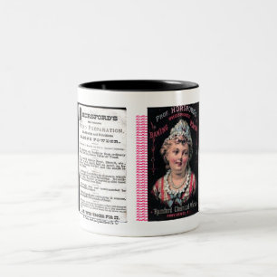 Caneca De Café Em Dois Tons Pó para cozedura de Hosford Ad 1800-mug