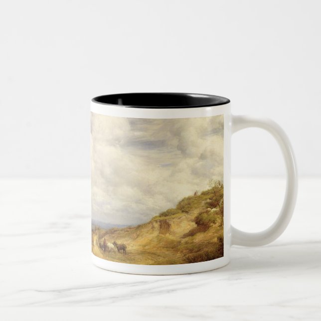Caneca De Café Em Dois Tons Poços de areia, charneca de Hampstead, 1849 (Direita)