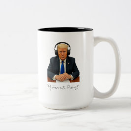 Caneca De Café Em Dois Tons Podcast favorito de Donny
