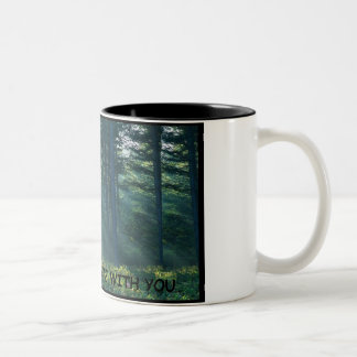 Caneca De Café Em Dois Tons pode a floresta ser com você