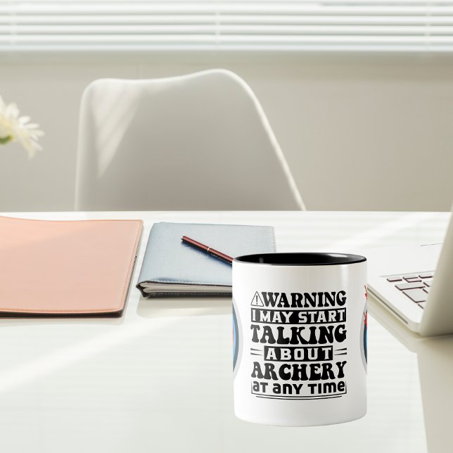 Caneca De Café Em Dois Tons Pode Começar A Falar Sobre Arquiteto Coffee Mug (Criador carregado)