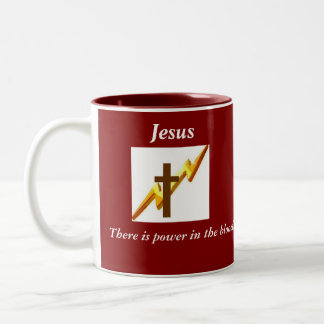 Caneca De Café Em Dois Tons Poder no sangue