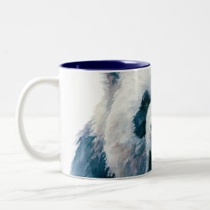Caneca De Café Em Dois Tons Poder Primal 005 – Panda