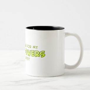 Caneca De Café Em Dois Tons Poderes super