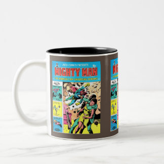 Caneca De Café Em Dois Tons Poderoso Homem 4