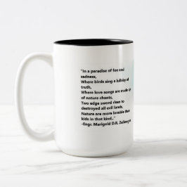 Caneca De Café Em Dois Tons Poetic Mug