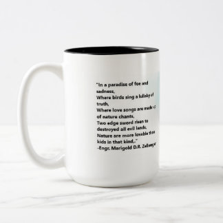 Caneca De Café Em Dois Tons Poetic Mug