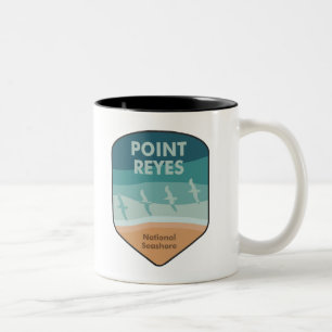 Caneca De Café Em Dois Tons Point Reyes National Seashore California Seagulls