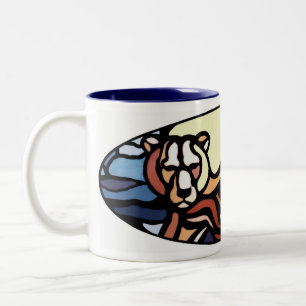 Caneca De Café Em Dois Tons Polar Urso Café Mug Primeira Taça de Bear