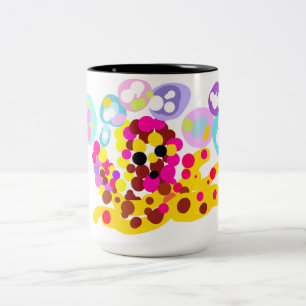 Caneca De Café Em Dois Tons Polvo fofo