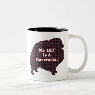 Caneca De Café Em Dois Tons Pomerânia BFF Mug