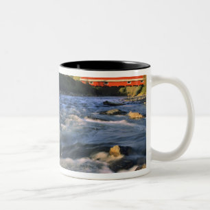 Caneca De Café Em Dois Tons Ponte Coberto Office a mais longa em Oregon em