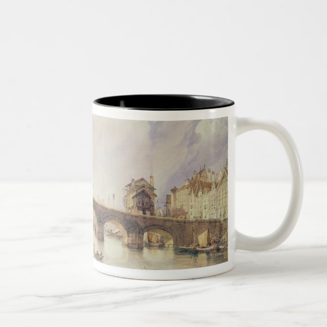 Caneca De Café Em Dois Tons Ponte dos arcos, Liege (Direita)