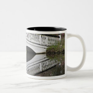 Caneca De Café Em Dois Tons Ponte refletindo na lagoa, Magnólia