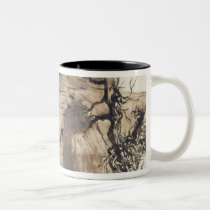 Caneca De Café Em Dois Tons Ponte velha