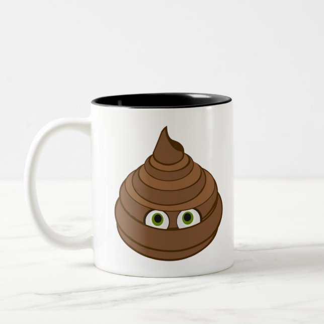 Caneca De Café Em Dois Tons Poop (Esquerda)