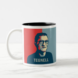 Caneca De Café Em Dois Tons Pop art Anders Tegnell