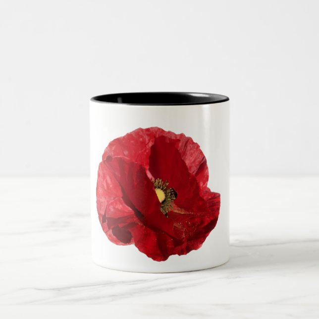 Caneca De Café Em Dois Tons Popa vermelha (Centro)