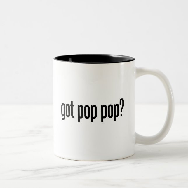 Caneca De Café Em Dois Tons poppop obtido (Direita)
