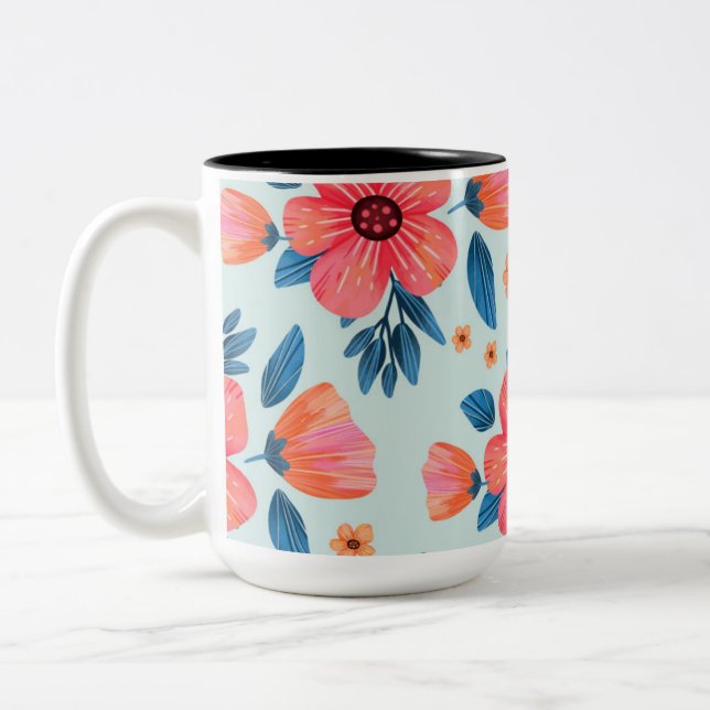 Caneca De Café Em Dois Tons Popular (Esquerda)