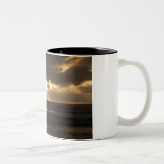 Caneca De Café Em Dois Tons Por do sol de Polihale